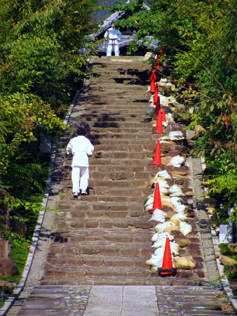 輪王寺　階段